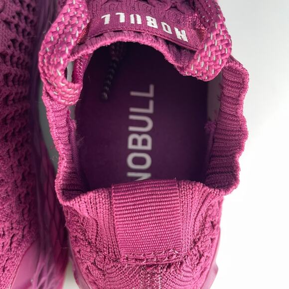 NOBULL AllDay Knit Women's 8 Purple Athletic Running Sneakers Athletic Shoes EUC - Picture 8 of 10